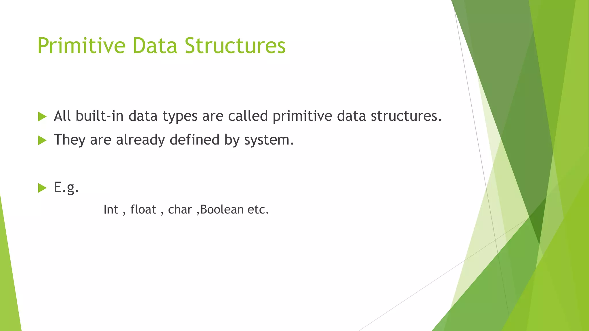 Types OF Data Structures | PPT