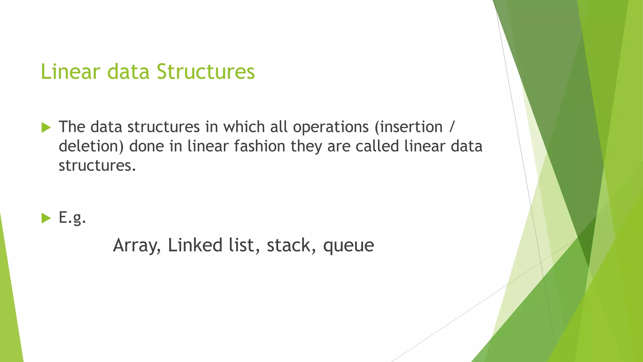 Types OF Data Structures | PPT