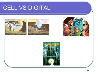 20
CELL VS DIGITAL
 