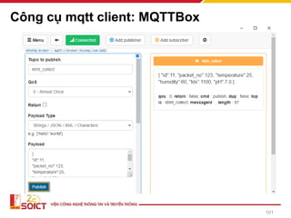 Công cụ mqtt client: MQTTBox
101
 