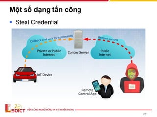 Một số dạng tấn công
▪ Steal Credential
271
 