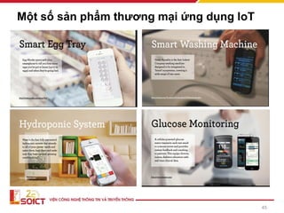 Một số sản phẩm thương mại ứng dụng IoT
45
 