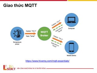 Giao thức MQTT
https://www.hivemq.com/mqtt-essentials/
 
