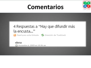 Comentarios
 
