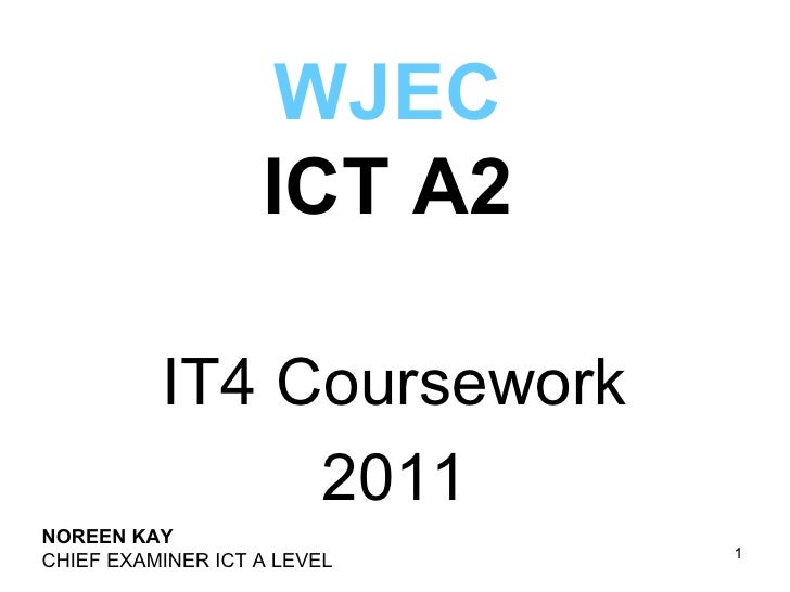 Wjec ict coursework a2