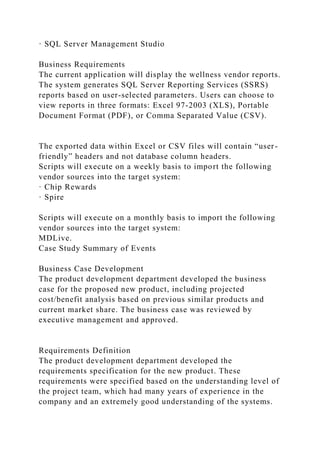 IT 625 Final Project Case Study Medical Informatics Backgroun.docx