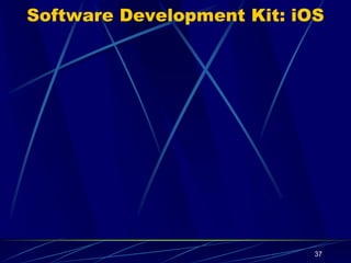 Bank account based M-payment
The bank account of the customer is linked to his mobile
number.
When the customer makes an M-payment transaction with
vendor, the bank account of the customer is debited and the value
is credited to the vendor’s account.
37
 