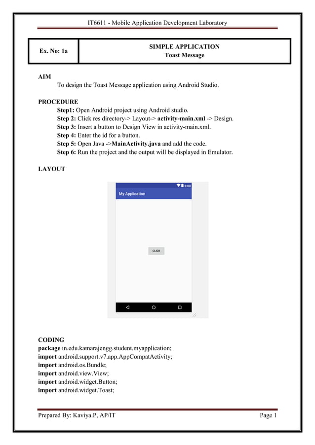 It6611 mobile application development lab manual pdf