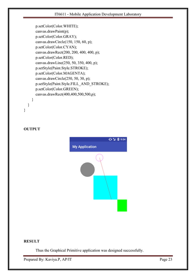 It6611 mobile application development lab manual pdf