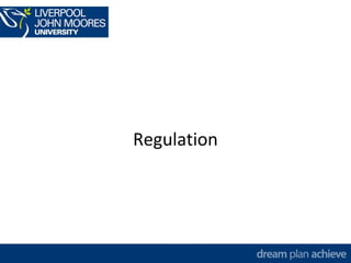 Regulation 
 