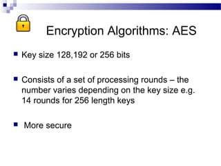 Encryption Key 128 Database Security & Encryption | PPT