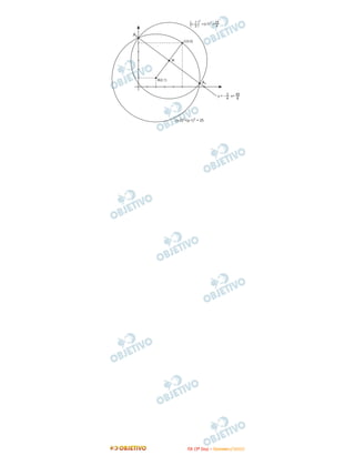 A1
B(2,1)
C(5,5)
M
A2
(x-2) +(y-1) = 252 2
y = - 3
4
x+ 45
8
7
2
75
4)
2
)x- + =(y-3)2
IITTAA ((33ºº DDiiaa)) –– DDEEZZEEMMBBRROO //22000099
 