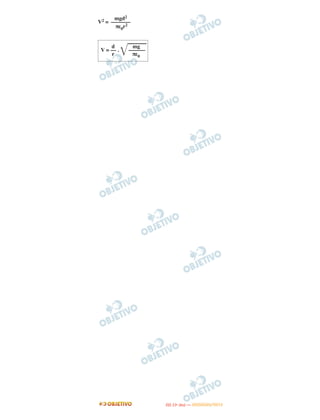 V2 =
mgd2
–––––––
πε0r2
d mg
V = –– .
͙ළළළළළ––––––
r πε0
IITTAA ((11ºº DDIIAA )) —— DDEEZZEEMMBBRROO//22001122
 