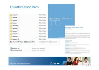 Educator Lesson Plans




                        15
 