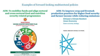 The quest for policy and public expenditure opportunities to support implementation of livestock and aquaculture interventions