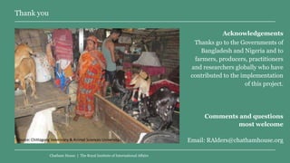 The quest for policy and public expenditure opportunities to support implementation of livestock and aquaculture interventions