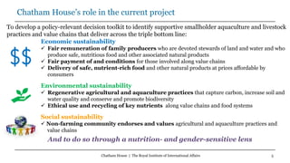 The quest for policy and public expenditure opportunities to support implementation of livestock and aquaculture interventions