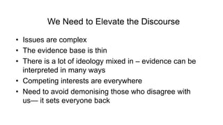 Let them eat meat? A solution or or a problem for a sustainable healthy future?