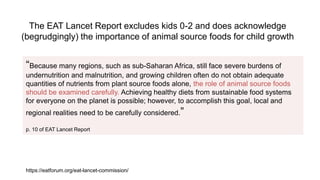 Let them eat meat? A solution or or a problem for a sustainable healthy future?