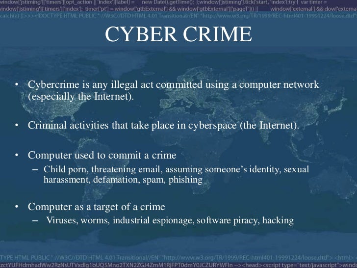 Classification Of CyberCrimes