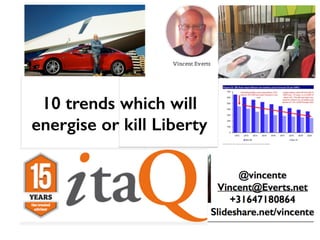 10 trends which will
energise or kill Liberty
 