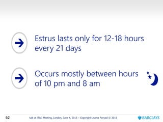 62 talk at iTAG Meeting, London, June 4, 2015 – Copyright Usama Fayyad © 2015
 