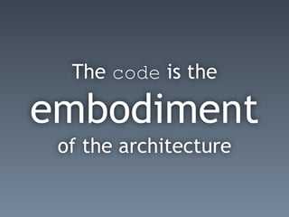 A model as code provides opportunities…
 