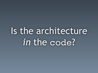 …and build pipeline integration keeps
software architecture models up-to-date
 