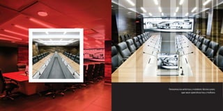 Pensamos los entornos y mobiliario técnico para
           que sean operativos hoy y mañana.
 