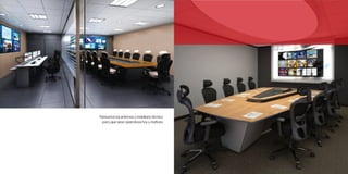 Pensamos los entornos y mobiliario técnico
 para que sean operativos hoy y mañana
 