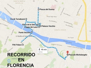 RECORRIDO
EN
FLORENCIA
 