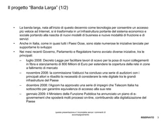 ITALIA Broadband Report 2009