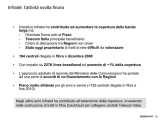 ITALIA Broadband Report 2009