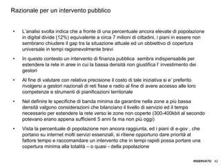 ITALIA Broadband Report 2009