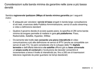 ITALIA Broadband Report 2009