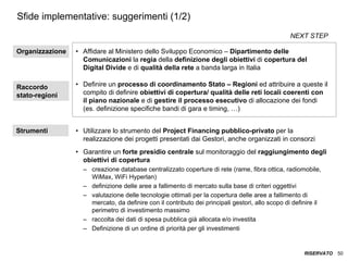 ITALIA Broadband Report 2009