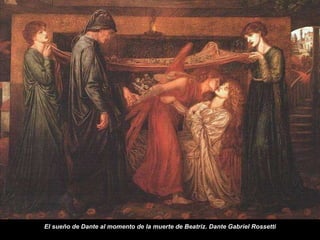 El sueño de Dante al momento de la muerte de Beatriz. Dante Gabriel Rossetti 