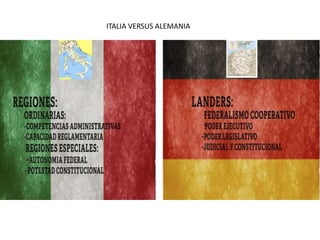 ITALIA VERSUS ALEMANIA
 