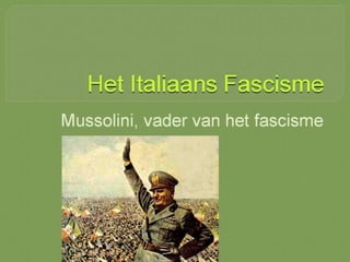 Het Italiaans fascisme