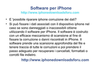 Italian iphonesoft