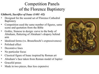 Competition Panels of the Florence Baptistery ,[object Object],[object Object],[object Object],[object Object],[object Object],[object Object],[object Object],[object Object],[object Object],[object Object],[object Object],[object Object]