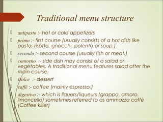 Italian cuisine | PPT