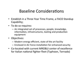 Italian FACO for the F-35 | PDF