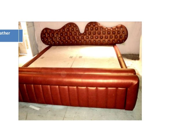 Italian leather bed with chesterfield effect 1 Italian leather bed with chesterfield effect 1