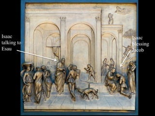 Isaac
talking to
Esau
Isaac
blessing
Jacob
 