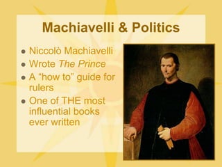 Florence		roles in Italian politics