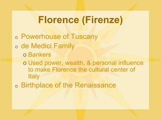 Italian Renaissance