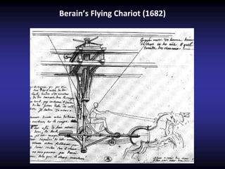 Berain’s Flying Chariot (1682)
 