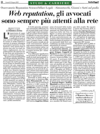 1 / 3
Data
Pagina
Foglio
03-06-2019
II/IV
140436
Settimanale
Dicono di noi
 