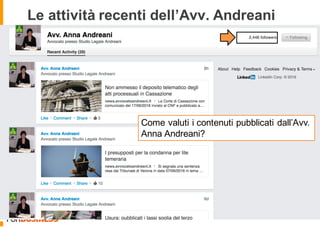 Le attività recenti dell’Avv. Andreani
Come valuti i contenuti pubblicati dall’Avv.
Anna Andreani?
 